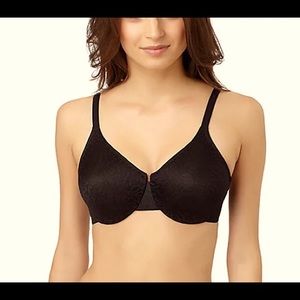NWT Le Mystere 34F (DDD) Slim Profile Minimizer, BLACK. Style 7521.